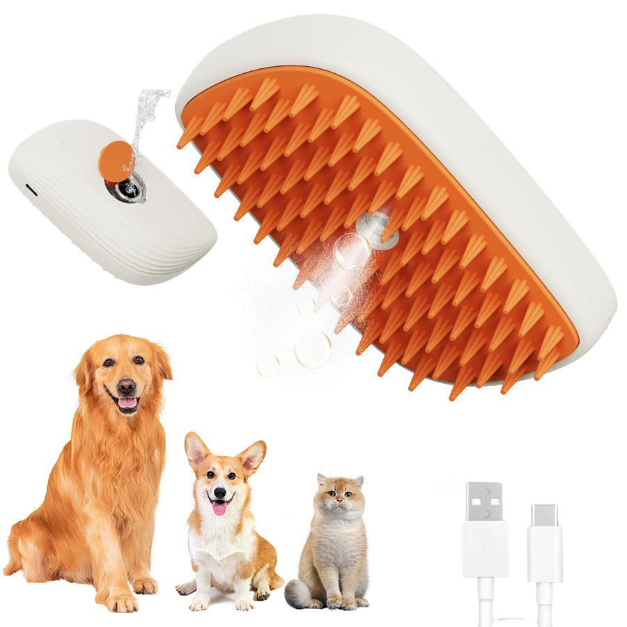 Steam Spray Pet Brush