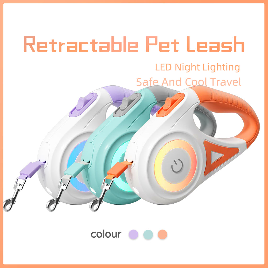 Retractable Dog Leash Set